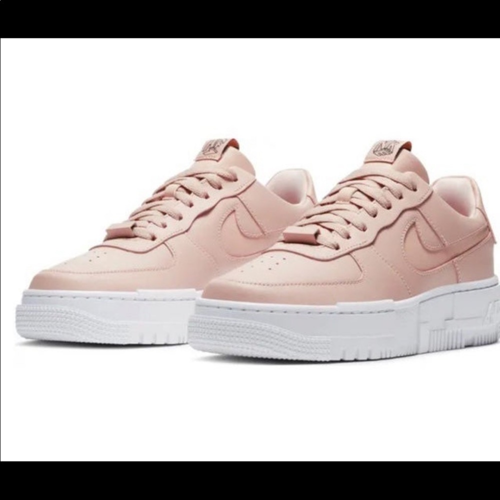 Preowned Nike Airforce 1 Size 7 Particle Beige - image 1